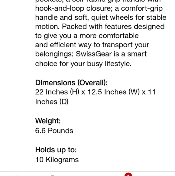 Swiss Gear roller duffel bag - Picture 2 of 2